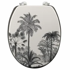 Abattant WC bois (37 x 46 cm) Cocoty Noir