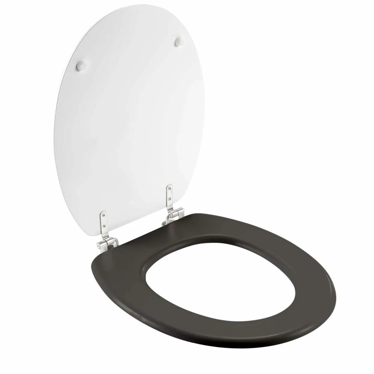 Abattant WC bois (37 x 46 cm) Cocoty Noir