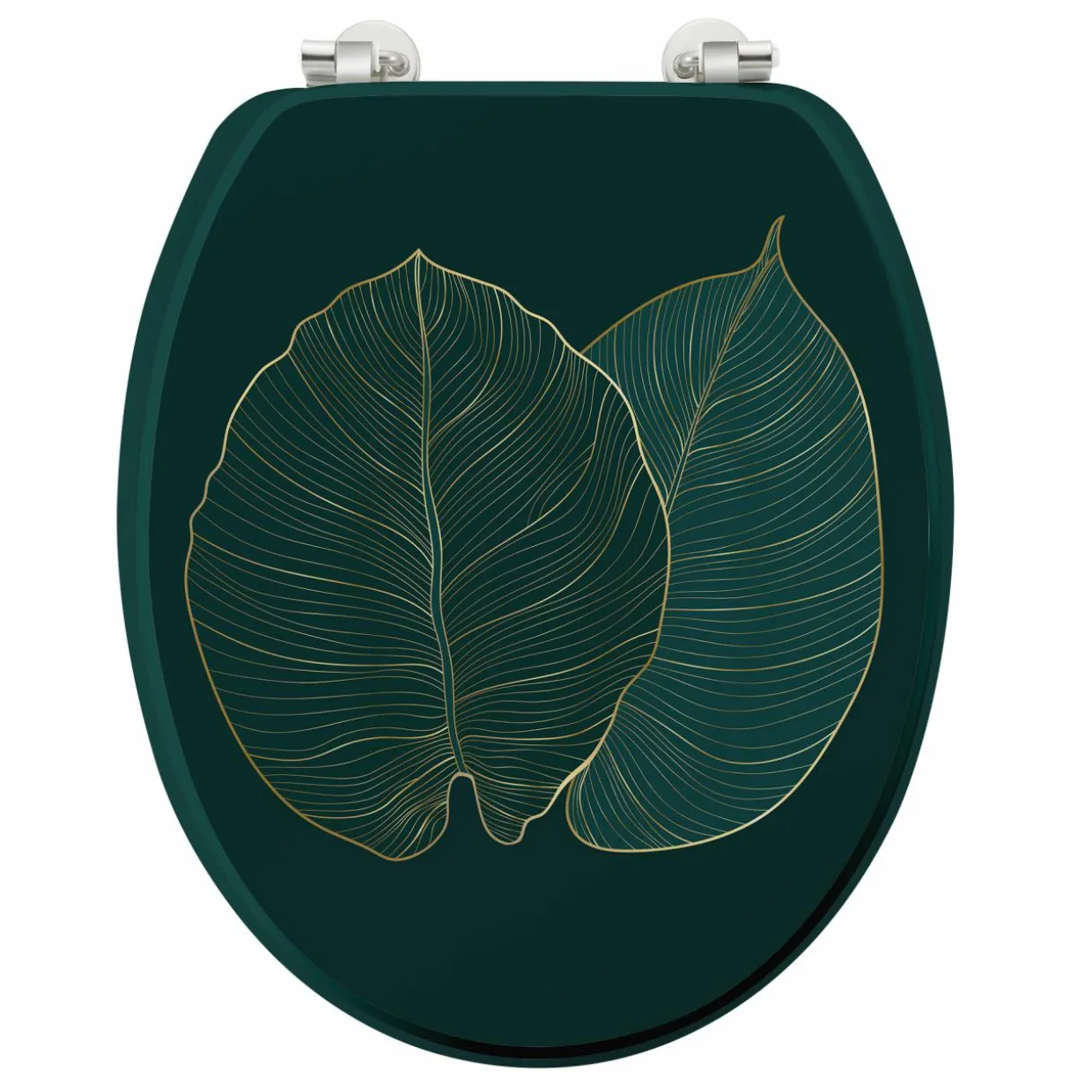 Abattant WC bois (37 x 46 cm) Jade Vert