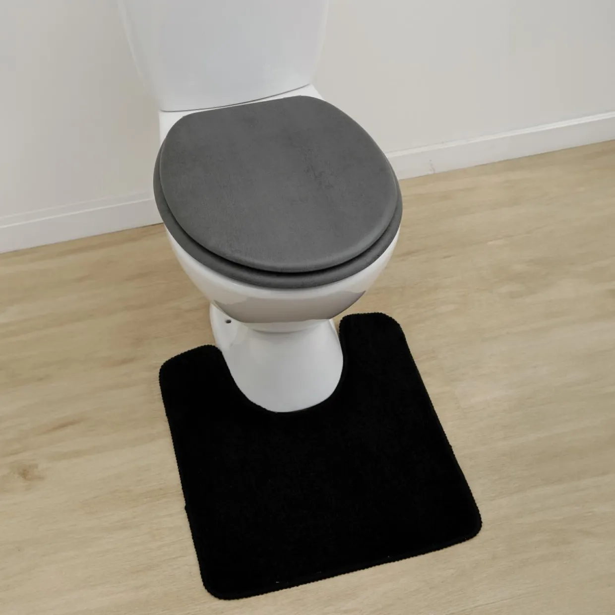 Abattant WC 18 pouces en bois Façon Béton Gris