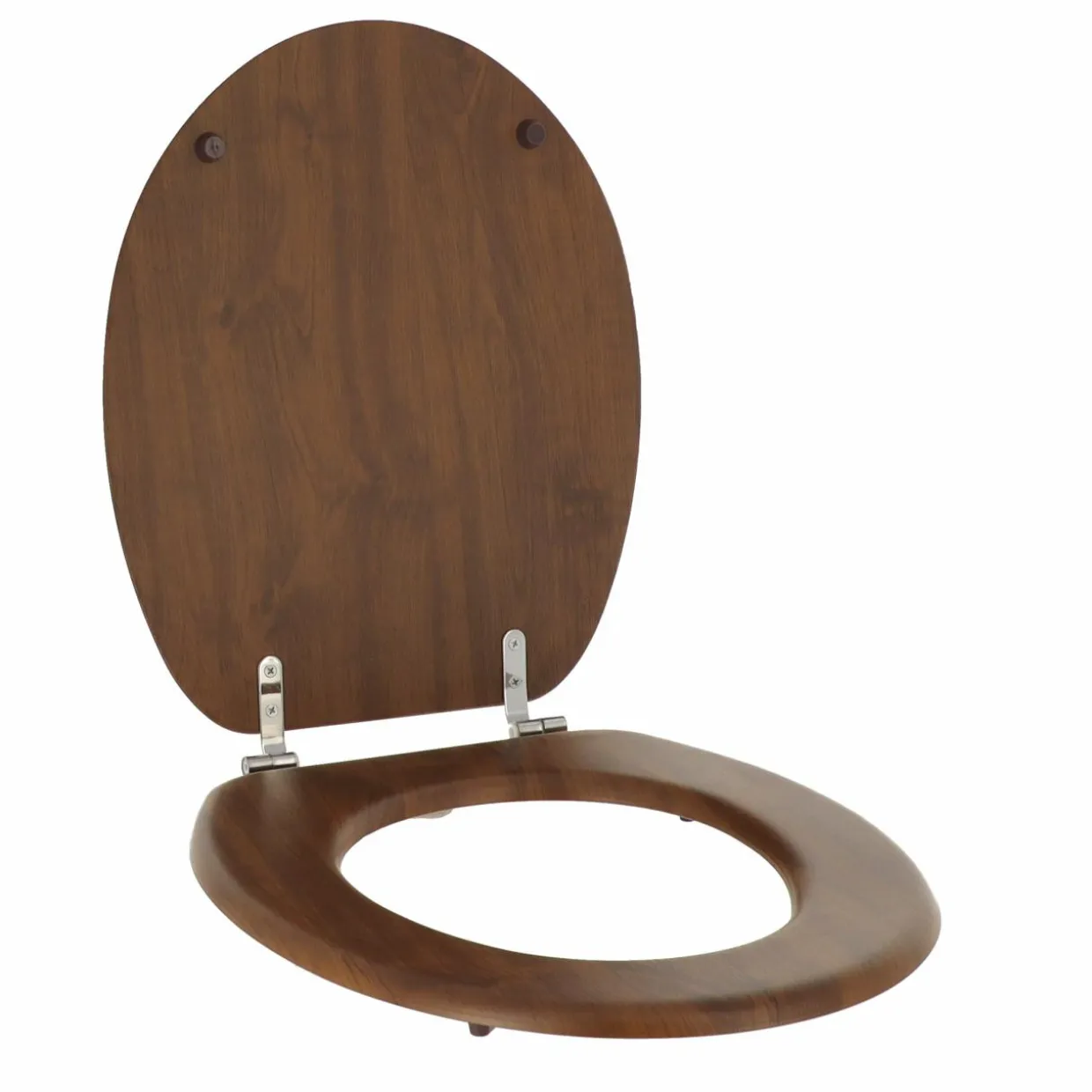 Abattant WC 18 pouces imitation Bois Marron