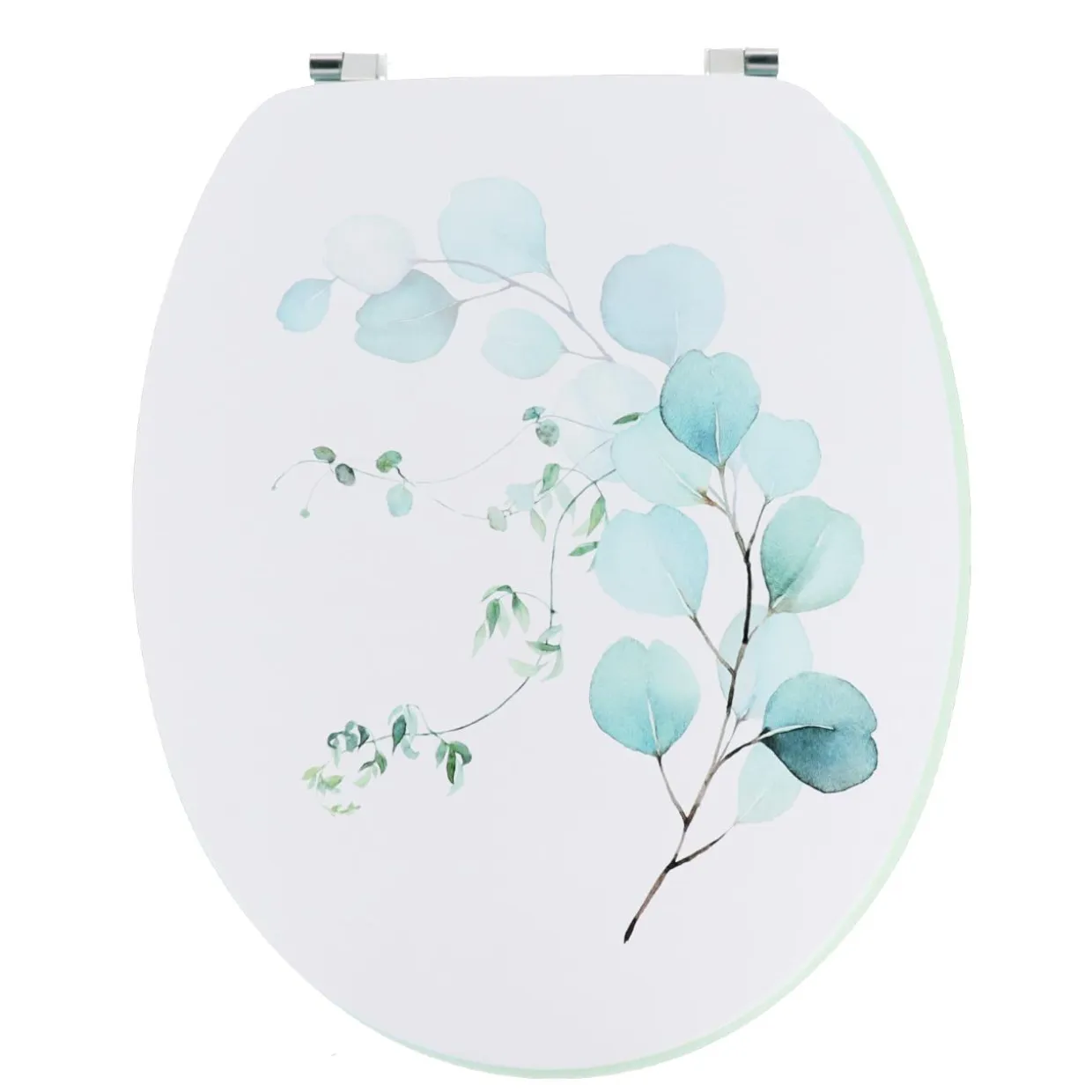Abattant WC 18 pouces MDF Aquarelle Bleu