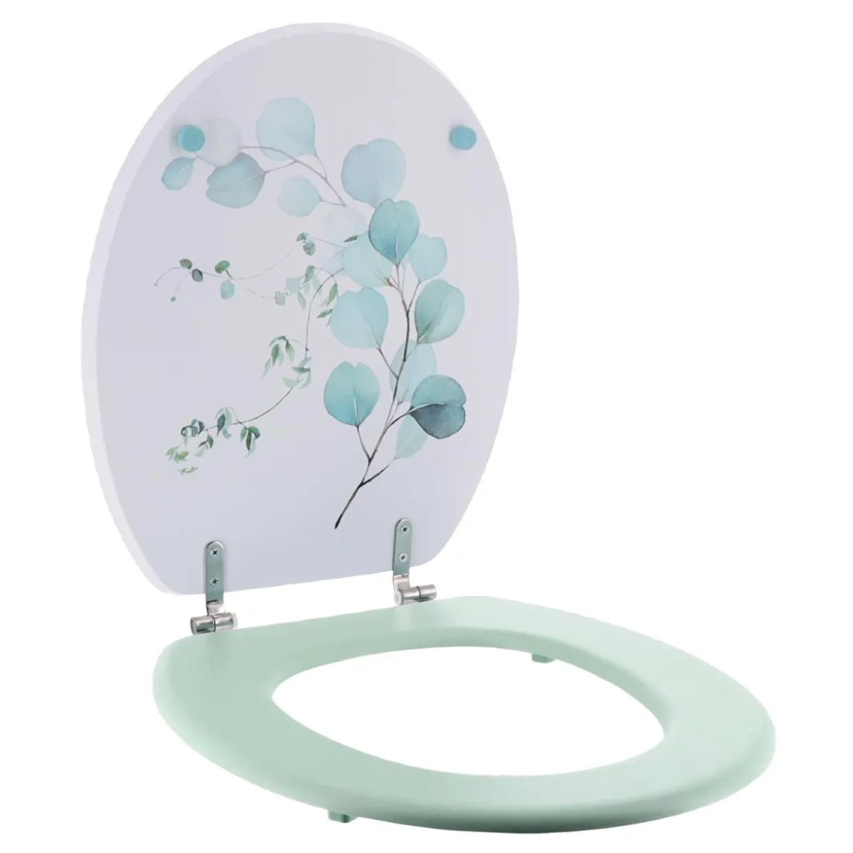 Abattant WC 18 pouces MDF Aquarelle Bleu