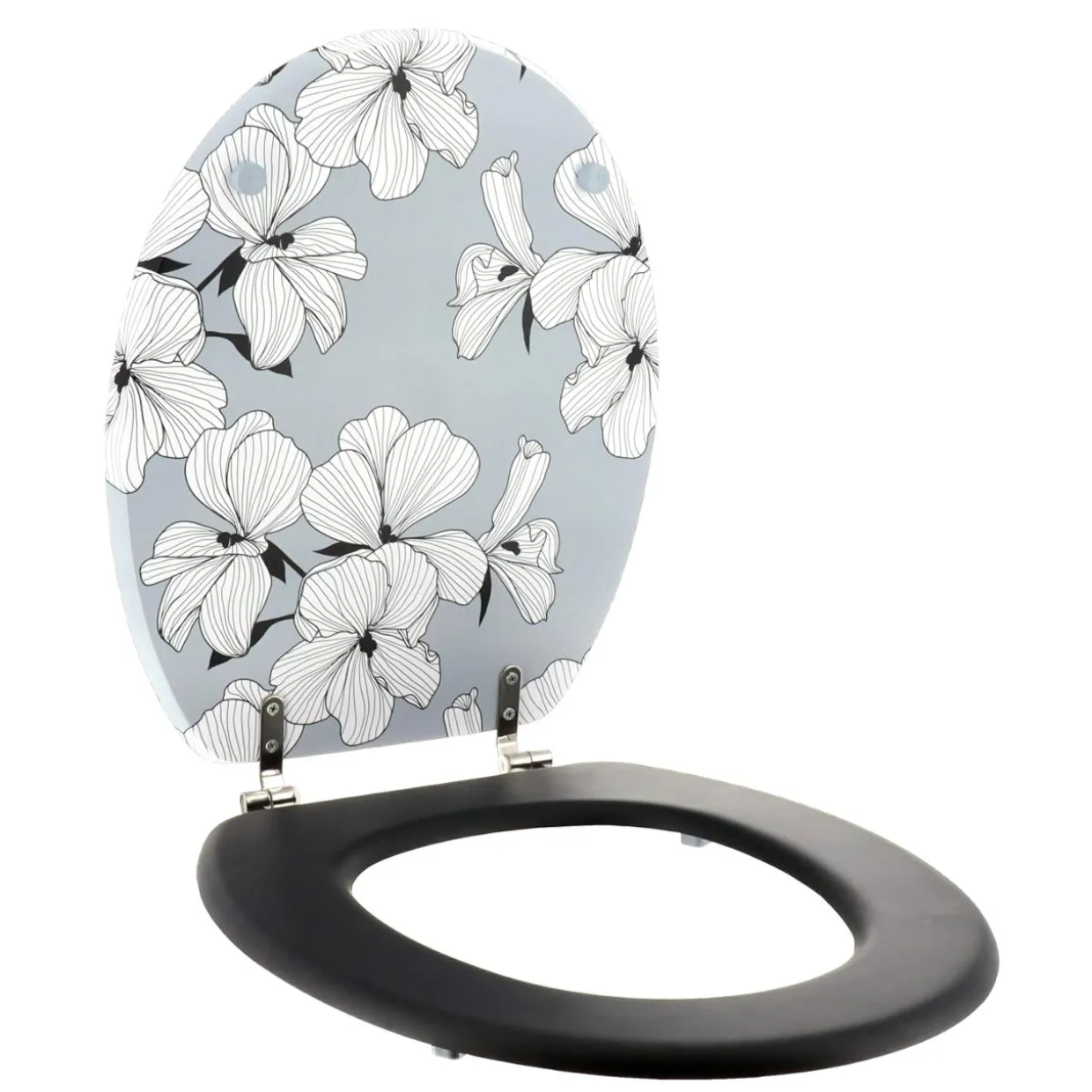 Abattant WC 18 pouces MDF Ecrin Gris