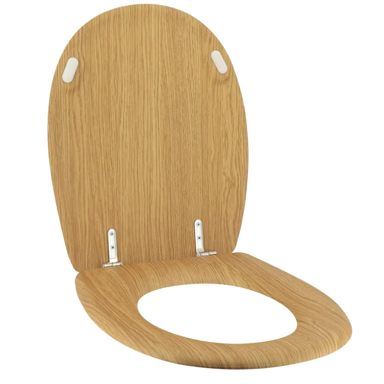 Abattant WC 18 pouces MDF Façon Chêne Beige