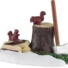 Accessoire Lemax Coupe du bois