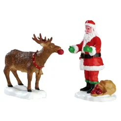 Accessoire Lemax (H7,3 cm) Des gourmandises pour le Renne