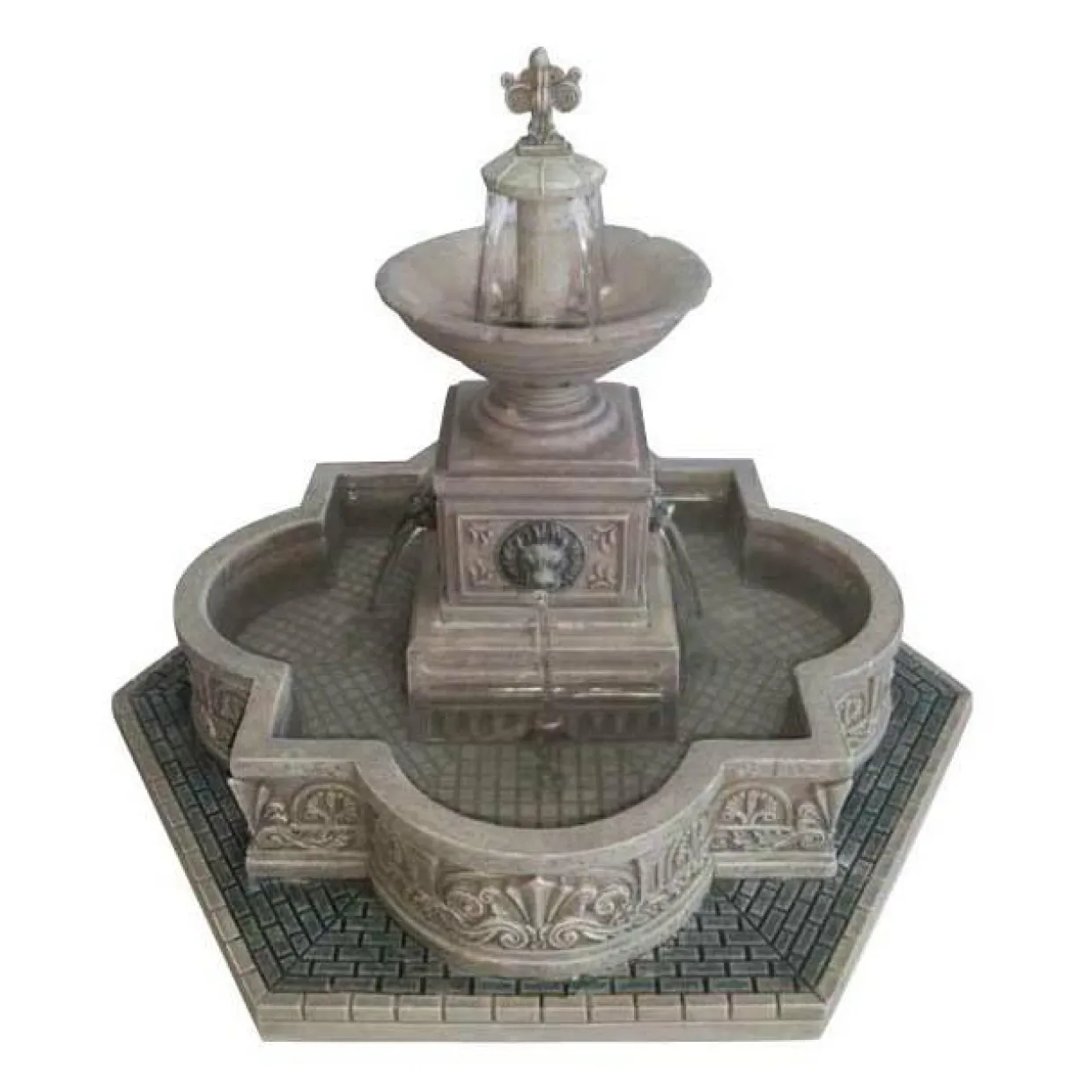 Accessoire Lemax (H20 cm) Fontaine d'eau modulaire Plaza