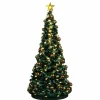 Accessoire Lemax (H24 cm) Joyeux sapin de Noël illuminé
