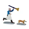 Accessoire Lemax (H7,6 cm) Le chat Voleur de poisson