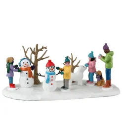 Accessoire Lemax (H7,4 cm) Les Amis des Bonhommes de neige