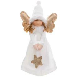 Ange de Noël lumineux (H28 cm) Ailes scintillantes