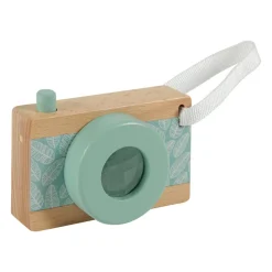 Appareil photo enfant bois (10 cm) Flash Multicolore