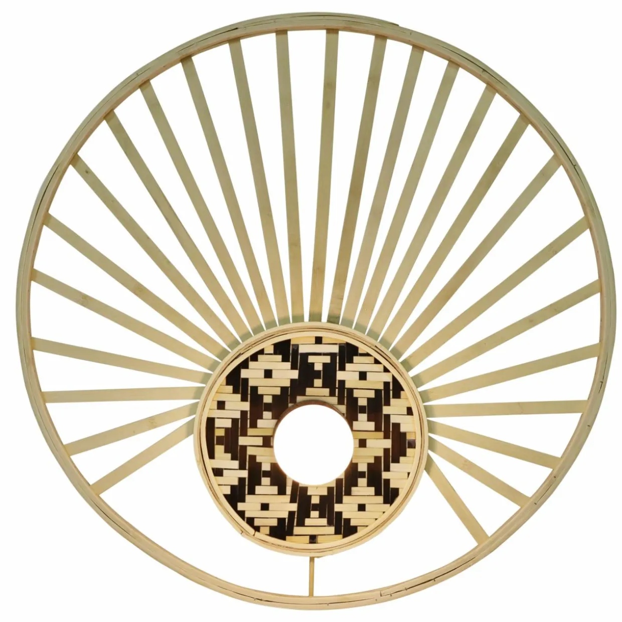 Applique murale en bambou (D50 cm) Lagunee Naturel