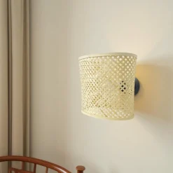 Applique murale en bambou (H34 cm) Cadiz Naturel