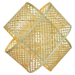 Applique murale en bambou (H40 cm) Palmaya Naturel