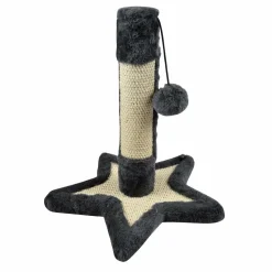 Arbre à chaton avec socle étoile et jouet Anthracite