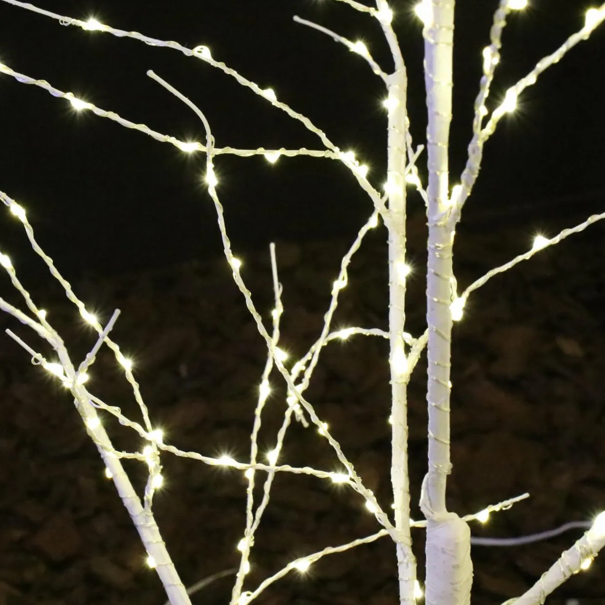 Arbre lumineux 750 LED (H220 cm) Bouleau Lumina Blanc chaud