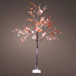 Arbre lumineux 96 LED (H180 cm) Chêne enneigé Blanc chaud
