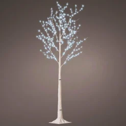 Arbre lumineux 400 Micro LED (H150 cm) Bouleau Wills Blanc froid