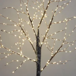 Arbre lumineux 300 Micro LED (H100 cm) Bouleau Cayden Blanc chaud