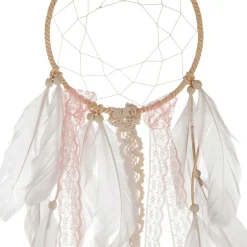 Attrape-rêves mural (L60 cm) Dentelle Blanc