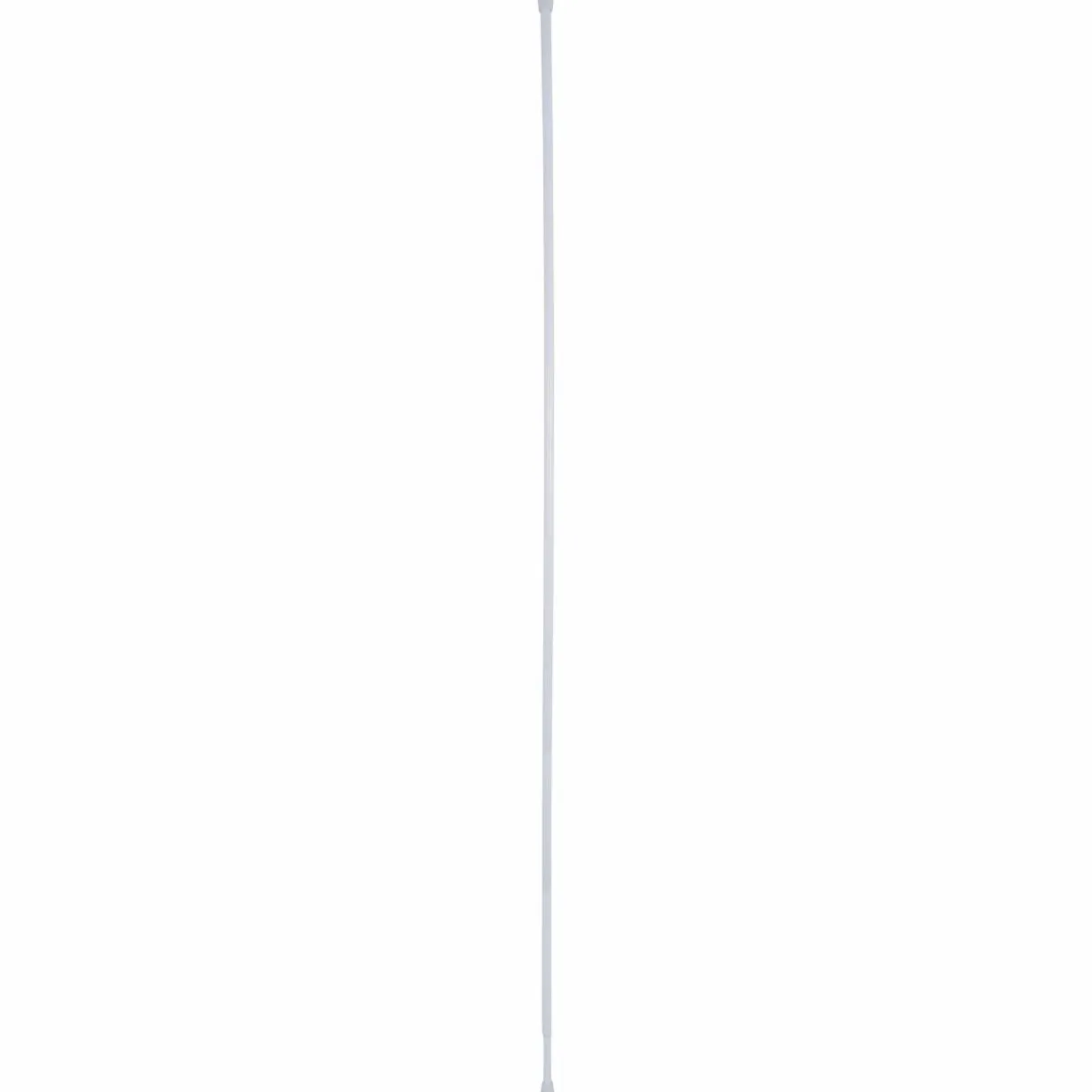 Barre de rideau de douche autobloquante (de 105 à 250 cm) Blanc