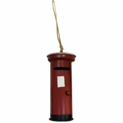 Boite aux lettres de Noël (H12 cm) Rouge
