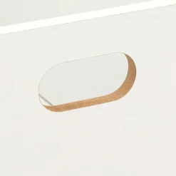 Boite de rangement (15 x 31 x 15 cm) Mano Blanc