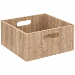Boite de rangement (31 x 31 x 15 cm) Mano bois Naturel