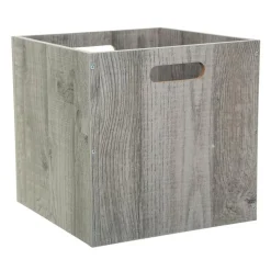 Boite de rangement (31 x 31 x 31 cm) Mano Grise