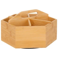 Boite à thé rotative bambou (22 x 12,5 cm) Néo Naturel