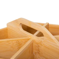 Boite à thé rotative bambou (22 x 12,5 cm) Néo Naturel