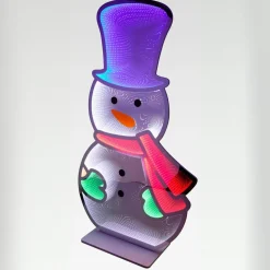 Bonhomme de neige lumineux Géant 735 LED (H180 cm) Infinity Multicolore