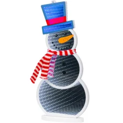 Bonhomme de neige lumineux 137 LED (H40 cm) Infinity Multicolore