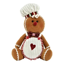 Bonhomme pain d'épices (H32 cm) Manala Cuisinier assis