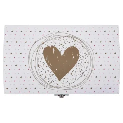 Boîte à bijoux enfant miroir Demoiselle Rose