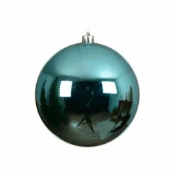 Boule de Noël (D140 mm) Alpine Bleu pétillant