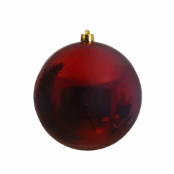 Boule de Noël (D140 mm) Alpine Bordeaux