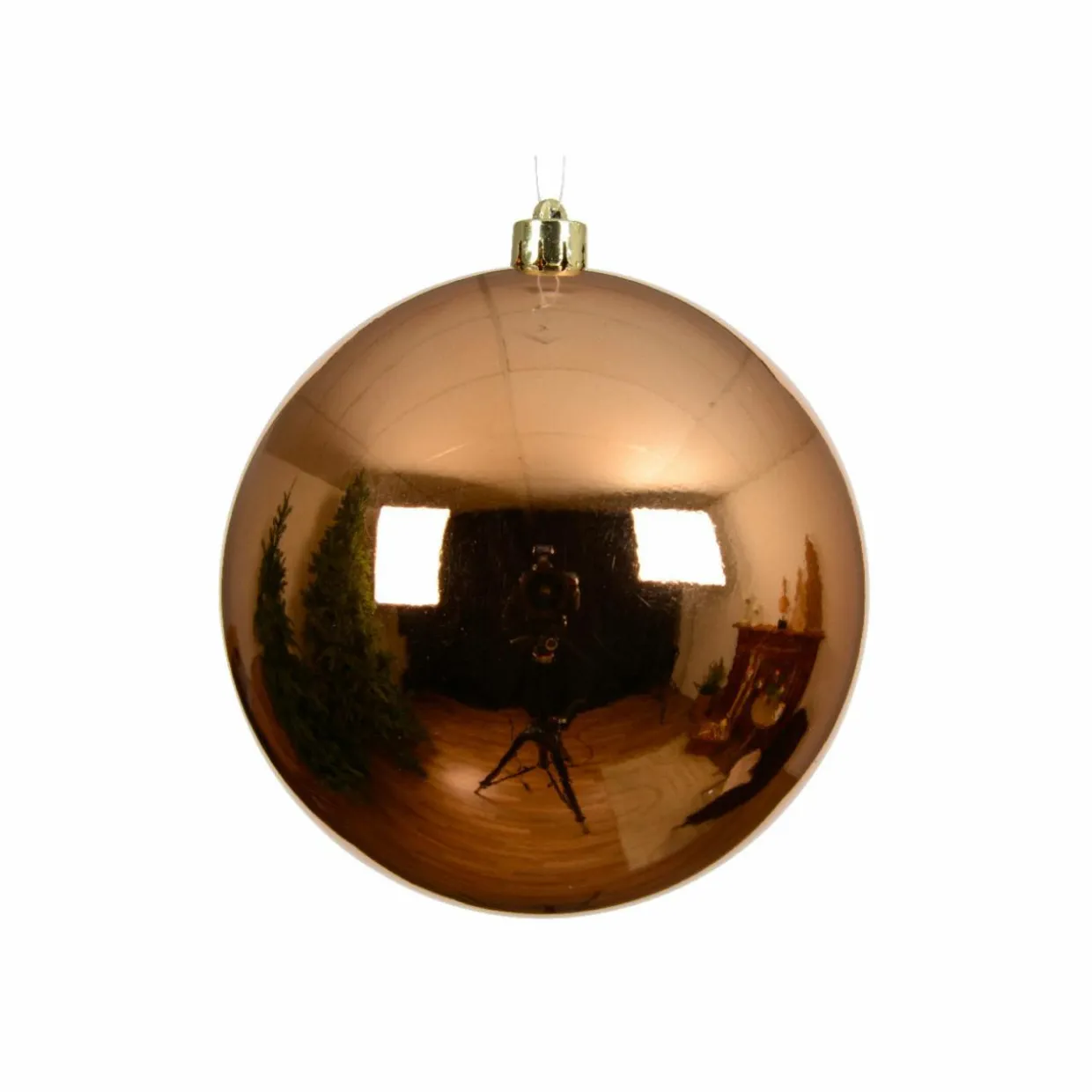 Boule de Noël (D140 mm) Alpine Cognac