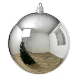 Boule de Noël (D400 mm) New Alpine XXL Argent