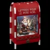 Boule à neige lumineuse 12 LED (H40 cm) Boîte aux lettres du Père Noël