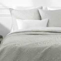 Boutis et taies d'oreiller (240 x 260 cm) Arabesque Lin