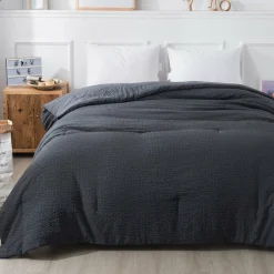 Boutis (230 x 250 cm) Century Gris anthracite