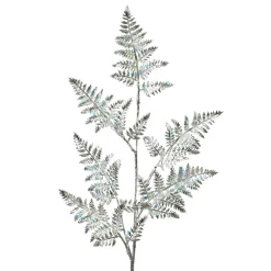 Branche de feuille (H69 cm) Fougère Royale Argent