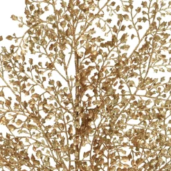Branche de feuilles (H68 cm) Peuplier pailleté Or