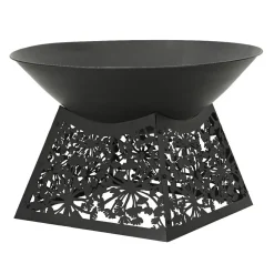 Braséro d'extérieur (D75 x H48 cm) Veracruz Noir