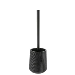 Brosse WC polyrésine effet bois Scandi Noir