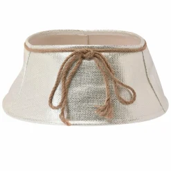 Cache pied de sapin (D60 cm) Noeud Argent