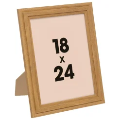 Cadre photo mural bois (18 x 24 cm) Alix Marron